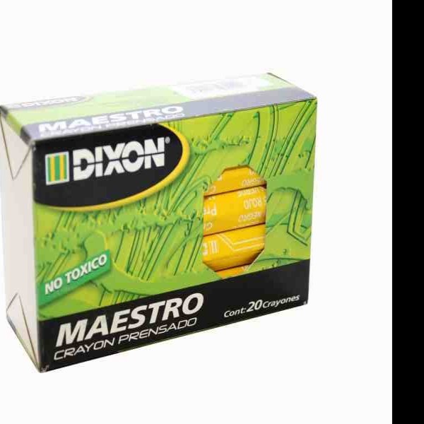 CRAYON PRENSADO MAESTRO DIXON AMARILLO E.20 C.360